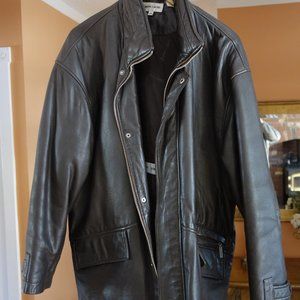 Leather Jacket Pierre Cardin